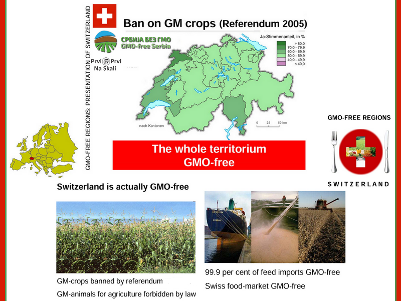GMO moratorijumom blokiran u Švajcarskoj do 2021.