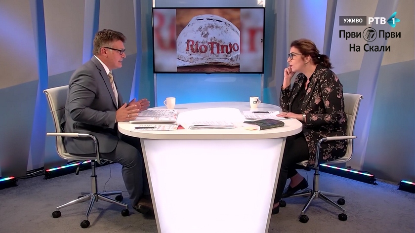 O poslovanju Rio Tinta - advokat Sreten Đorđević u emisiji ’Pravi ugao’ (RTV)