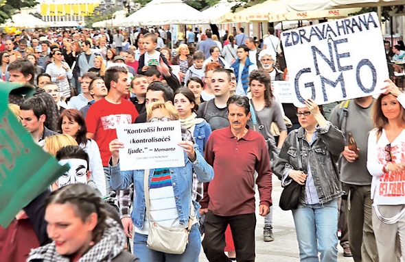 PRVI PRVI NA SKALI Izvor Politika protest 2013 foto TANJUG JAROSLAV PAP