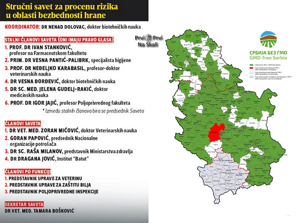 PRVI PRVI NA SKALI Strucni savet za procenu rizika u oblasti bezbednosti hrane