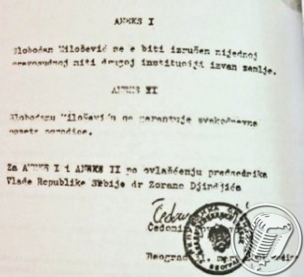 PRVI PRVI NA SKALI Završeno vreme međunarodnih pritisaka hapšenjem Miloševića - po Đinđiću, u ’Porodici’ Hag