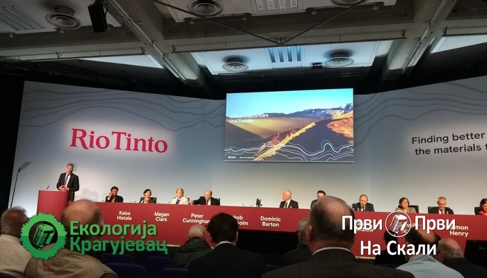 PRVI PRVI NA SKALI Kragujevac London Koalicija domaćih i međunarodnih organizicija protiv projekta rudnika Rio Tinta u Jadru 1 PRVI PRVI NA SKALI Kragujevac London Koalicija domaćih i međunarodnih organizicija protiv projekta rudnika Rio Tinta u Jadru 1