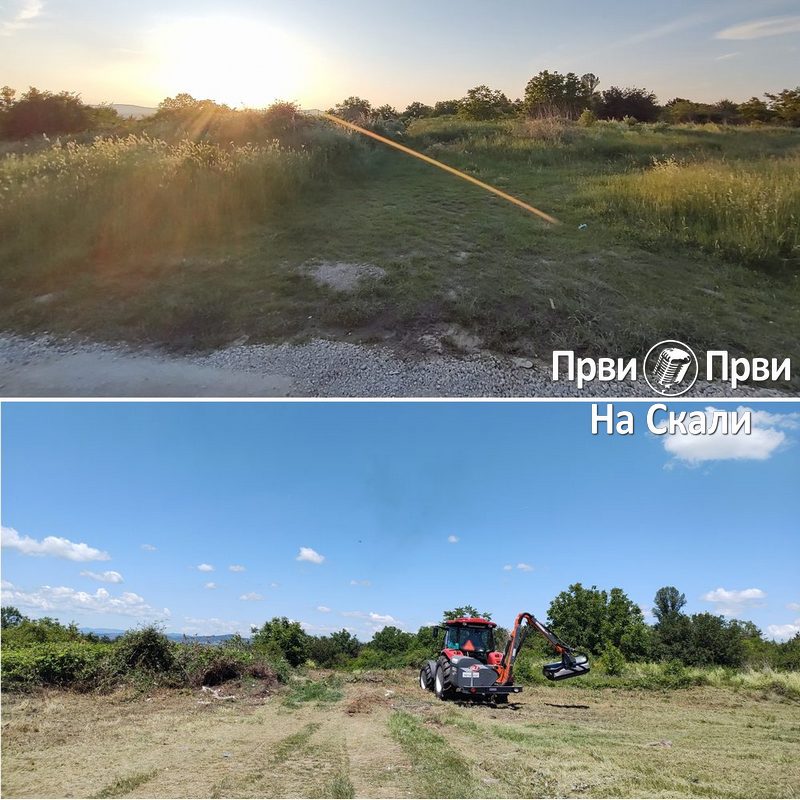 PRVI PRVI NA SKALI Metino Brdo - staza pre i posle prvih grubih radova 1