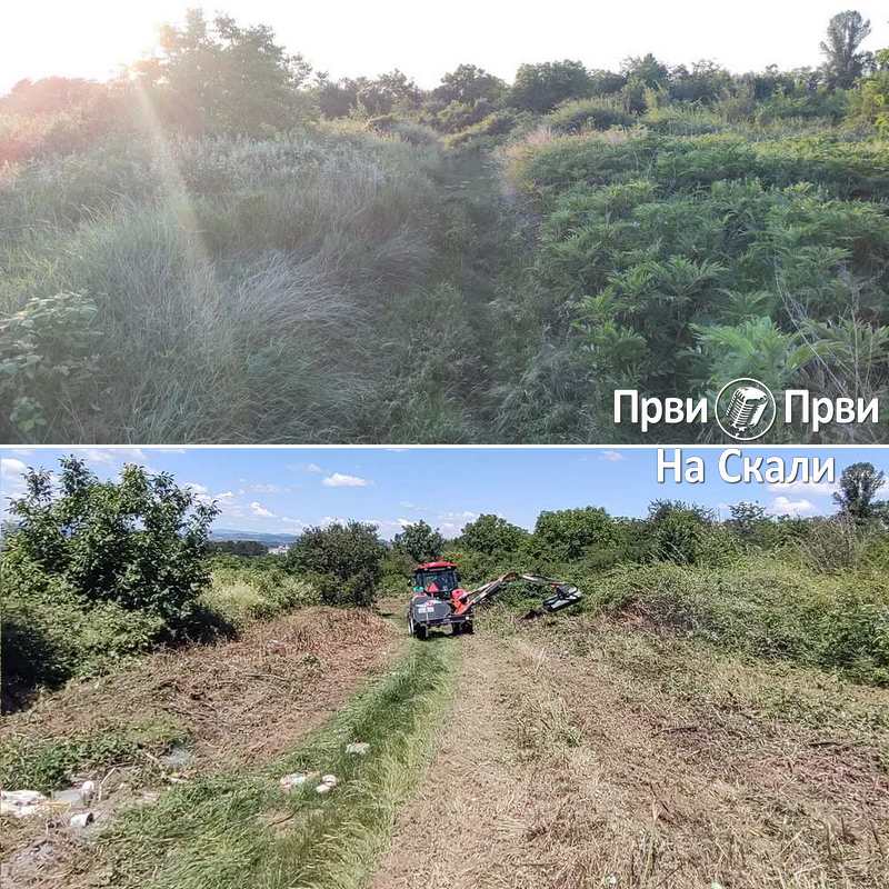 PRVI PRVI NA SKALI Metino Brdo - staza pre i posle prvih grubih radova 2