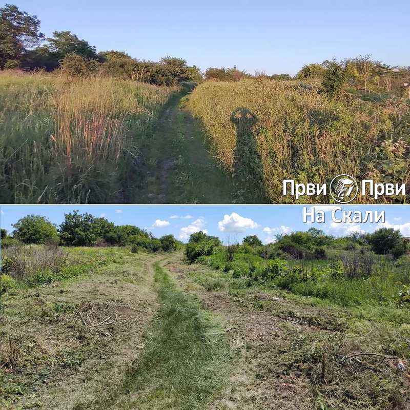 PRVI PRVI NA SKALI Metino Brdo - staza pre i posle prvih grubih radova 4