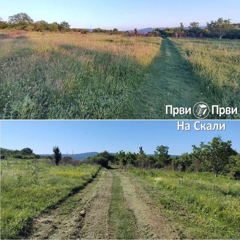 PRVI PRVI NA SKALI Metino Brdo - staza pre i posle prvih grubih radova 5