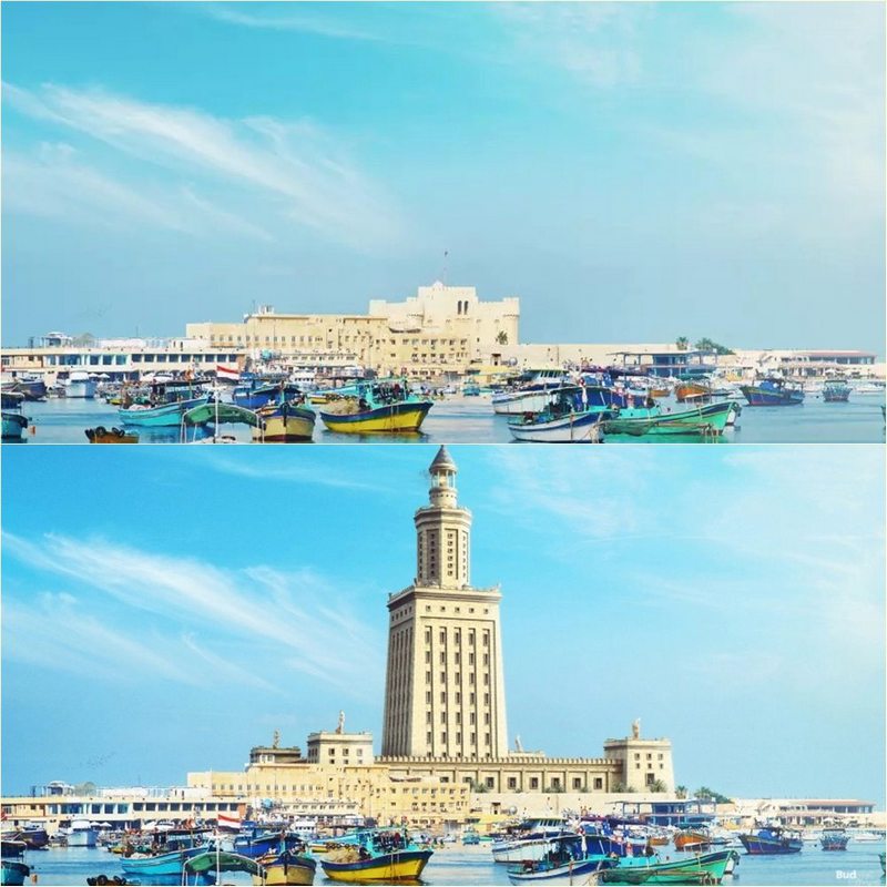 Faros u Aleksandriji, svetionik napravljen 270. g. p. n. e. na ostrvu Faros blizu Aleksandrije